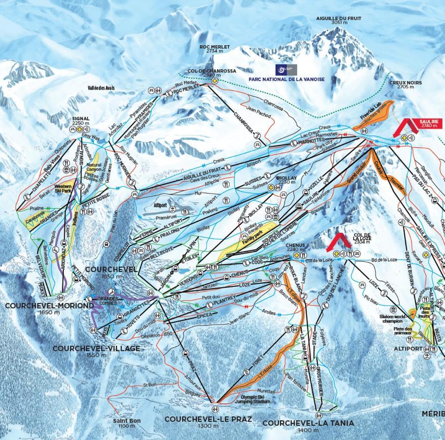 40M2 - Ski Aux Pieds - La Tania - Parking Couvert Bagian luar foto